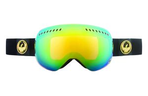 Маска оправа линзы Dragon Alliance (snow) APXS ( Jet, Gold Ionized + Amber)