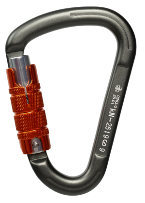 Карабин треугольный трехтактный Keylock Вертикаль Gray