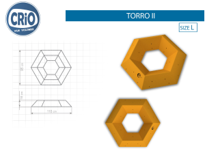Прочный рельеф для скалолазания Crio Holds Torro II
