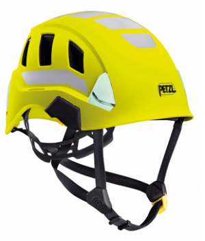 Комфортная каска Petzl для альпинизма Strato Vent Hi-Viz