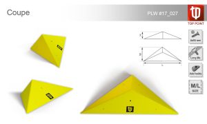 Накладной рельеф для скалолазания Top Point Coupe