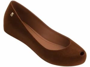 Бархатные балетки Melissa Ultragirl Maxi Flocado Inf