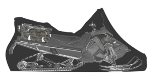 Чехол транспортировочный на снегоход Baseg VK 540 с 2015 года