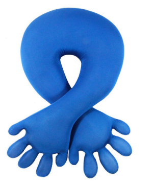 Дорожная антистрессовая подушка для шеи Мужское плечо Штучки, к которым тянутся ручки 