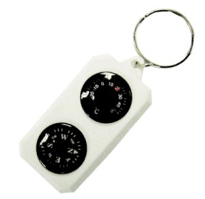 Практичный компас брелок с термометром Tramp Lite