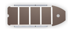 Надувной пол для лодки Badger FL360