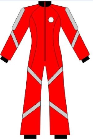 Комбинезон для скайдайверов облегающего силуэта с эластичной спиной Студенческий IrisSky 