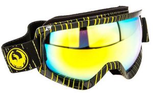 Маска для сноуборда оправа линза Dragon Alliance D3 ( Geo, Gold Ion)