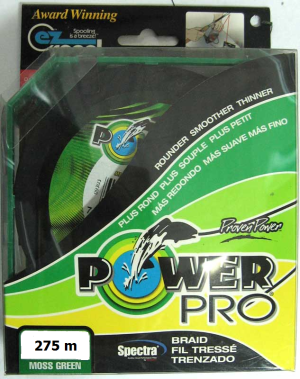 Плетеная леска м POWER PRO 275 Moss Green