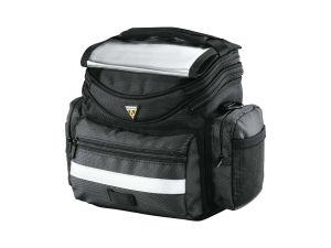 Удобная сумка на руль с чехлом от дождя в комплекте Topeak TourGuide HandleBar Bag с креплением fixer 8e