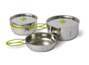 Набор посуды для кемпинга Pinguin Duo steel (20/18) L