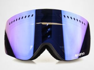 Горнолыжная маска оправа линзы Dragon Alliance NFXs ( Spil, Dark Smoke Blue + Yellow)