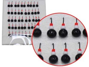 Набор мормышек свинцовых упаковка штук Шар Россия 50