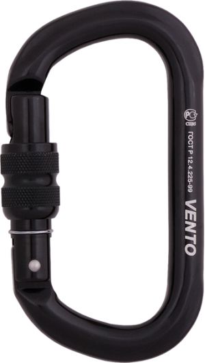 Альпинистский карабин с муфтой Овал Венто 