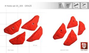 Скалолазный комплект зацепов Graze #305