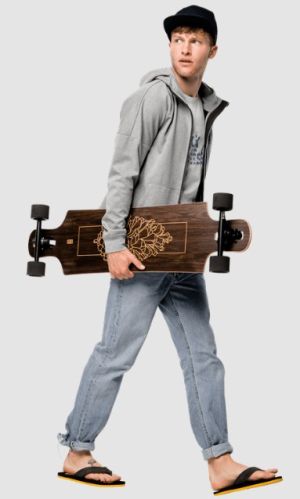 Стильная спортивная флиска Jack Wolfskin Riverland Hooded Jacket M