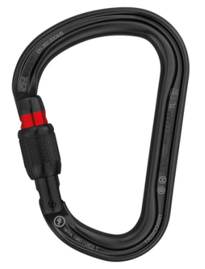 Карабин с муфтой Petzl William Screw-Lock