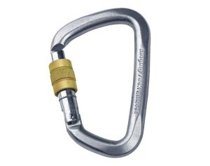 Оцинкованый карабин Singing Rock D Steel connector screw