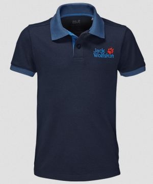 Футболка легкая для мальчика Jack Wolfskin PIQUE POLO BOYS