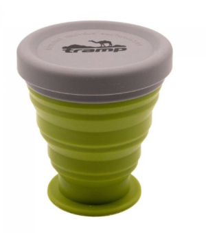 Компактный силиконовый стакан Tramp 200мл