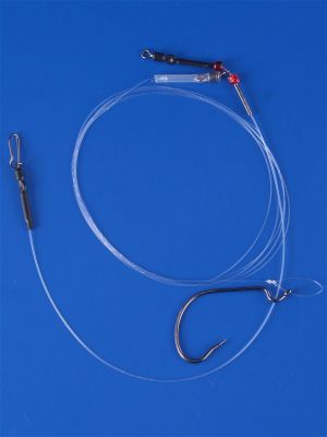 Оснастка с поводком Крючек Рыбоглаз Feeder Gum №2