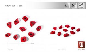 Комплект зацепов для скалодрома Top Point #261