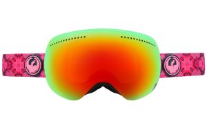 Маска горнолыжная оправа линзы Dragon Alliance APX ( Prism, Red Ionized + Yellow Blue Ionized)