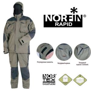 Демисезонный костюм для рыбалки Norfin Rapid
