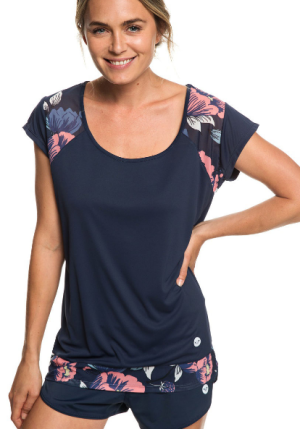 Комфортная футболка Roxy Liquid Sunshine