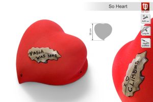 Яркий рельеф для скалолазания Top Point So Heart