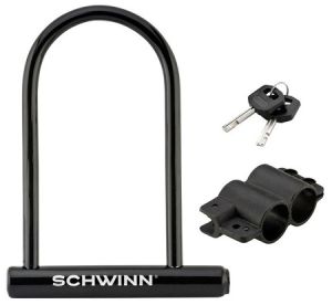 Велосипедный замок на ключе образный Schwinn U- Basic U-Lock