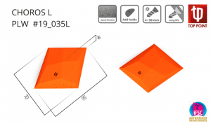 Прочный рельеф для скалолазания Top Point Choros