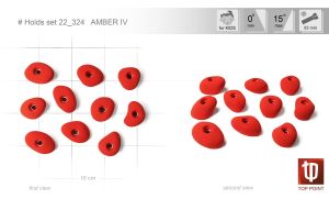 Надежный набор зацепов для скалолазания Top Point #324 Amber Iv