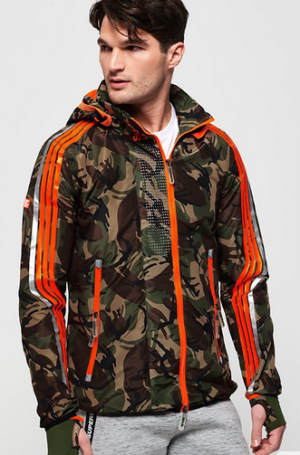 Спортивная ветровка Superdry Sprint Attacker Camo Jacket
