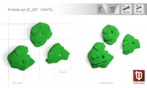 Комплект удобных скалолазных зацепов Top Point CantilI #297