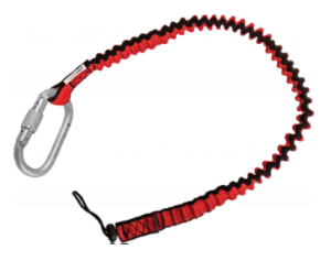 Прочная стропа одинарная для крепления инструмента Венто (до 25 кг)  с карабином Стальной Овал