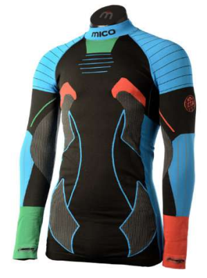 Термокофта с функциональными зонами Mico Man high neck shirt Champion