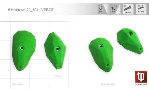 Вспомогательный набор зацепов для скалолазания Verge #304