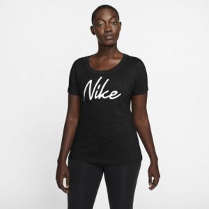 Футболка для тренинга Nike W NK DFCT Tee Scoop Logo XDYE