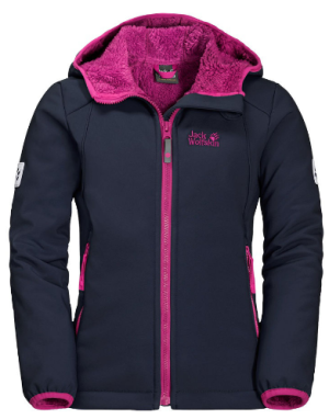 Теплая флисовая куртка для девочки Jack Wolfskin Kissekatt Jacket Girls