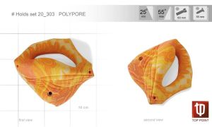 Скалолазный комплект зацепов Polypore #303