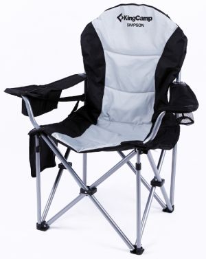 Раскладное кресло для туризма King Camp 3888 Delux Steel Arms Chair