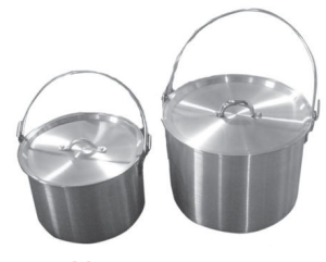 Комплект котлов алюминиевых с крышкой Tramp 