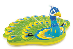 Матрас для бассейна Павлин х х Intex 193 163 94