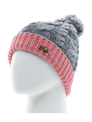 Теплая вязаная шапка Roxy