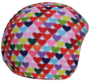 Нашлемник эластичный женский Coolcasc 104 Colour Hearts