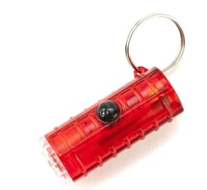 Яркий брелок 4х режимный фонарик Munkees 10 шт.