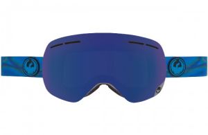 Горнолыжная маска линзы Dragon Alliance X1s (Spill/Dark Smoke Blue, Yellow Red Ion)