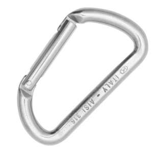 Карабин малый Kong Mini D Shaped Inox 16 KN
