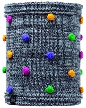 Яркий детский шарф Buff Neckwarmer Knitted&Polar Fleece Child Odell